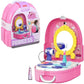 Little Beauty kit Toy, Beauty Set with Storage Backpack
