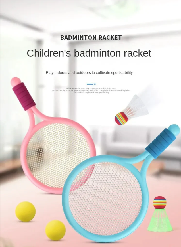 Kids Badminton & Tennis Racket Set