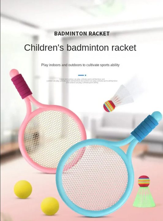 Kids Badminton & Tennis Racket Set