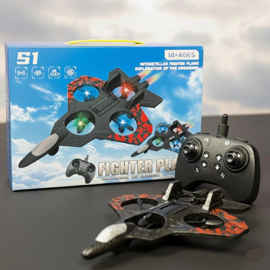 S1 RC Fighter Plane | Interstellar Exploration Aircraft with Remote Control