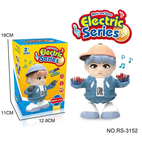 Electric Dancing Boy With Lights & Music Toy For Kids