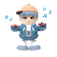 Electric Dancing Boy With Lights & Music Toy For Kids