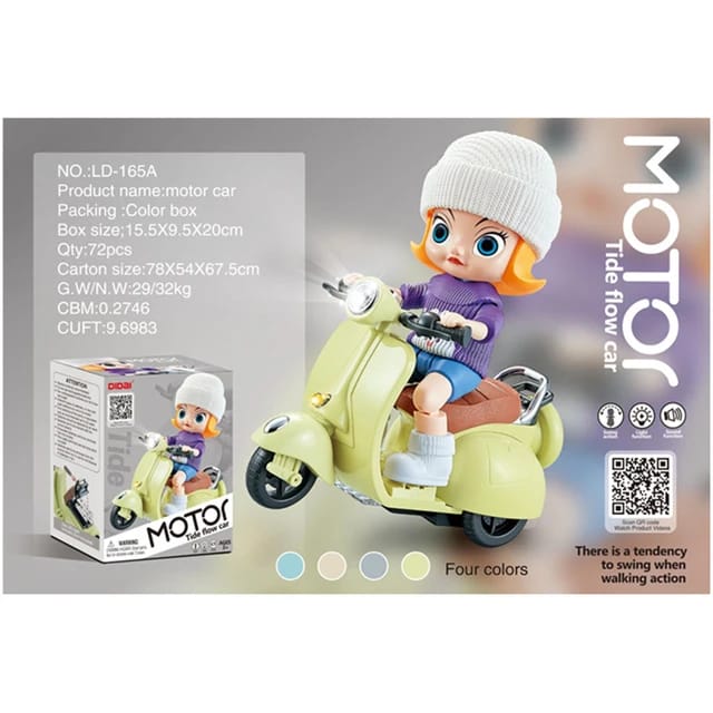 Tricycle Toy with 3D Lights