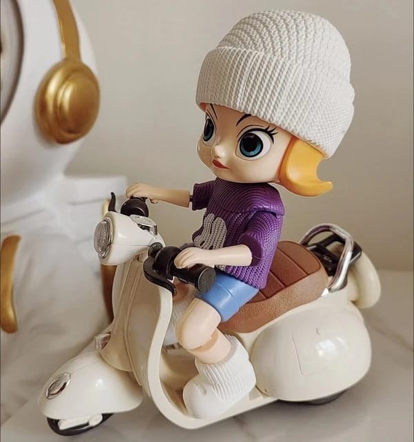 Tricycle Toy with 3D Lights