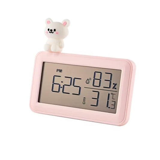 KIDS Table Clock with Alarm pink