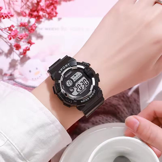 Piaoma Sports Digital Wrist Watch For Kids Black