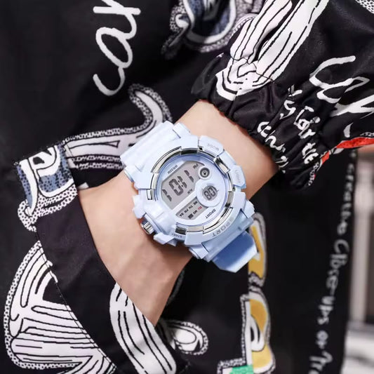 Piaoma Sports Digital Wrist Watch For Kids Blue