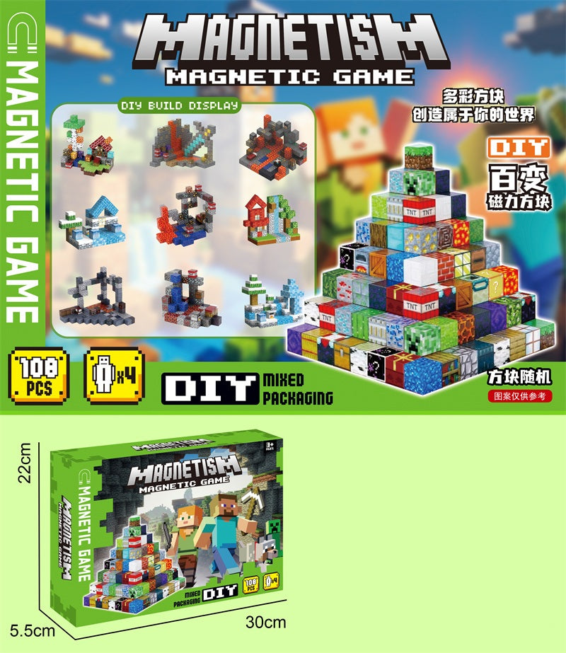 Magnetism Magnetic Game,My World 2.0 Magnetic Blocks