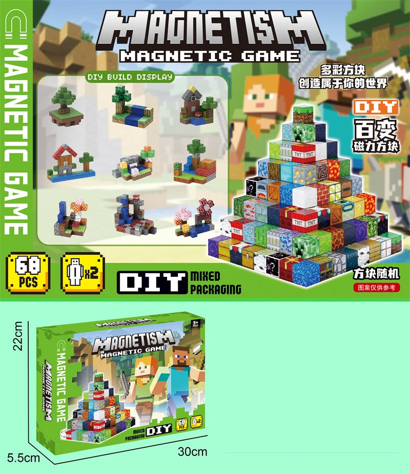 Magnetism Magnetic Game,My World 2.0 Magnetic Blocks