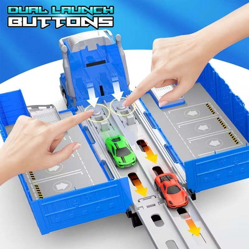 Amorphosis Container Truck with Folding Race Track