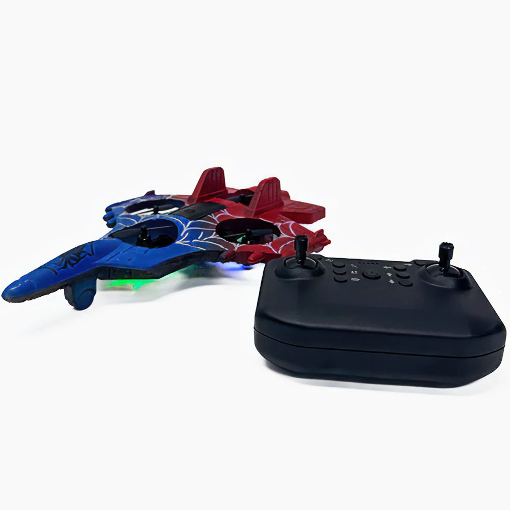 X28 Fighter Aircraft Drone – Spider Red & Blue Edition