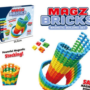 Magz-Bricks 60 Piece Magnetic Building Set, Magnetic Building Blocks