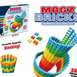 Magz-Bricks 60 Piece Magnetic Building Set, Magnetic Building Blocks