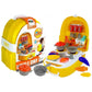 Little Chef Pretend Cooking Kit Toy, Kitchen Set with Storage Backpack