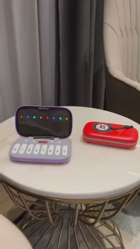 Music Rythem Game Machine|Handheld Fast Push Electronic Piano Toy with Music and Light