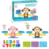 Monkey Balance Toy with Numbers