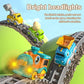 Electric train set, floating train toy with music, lights and tracks,