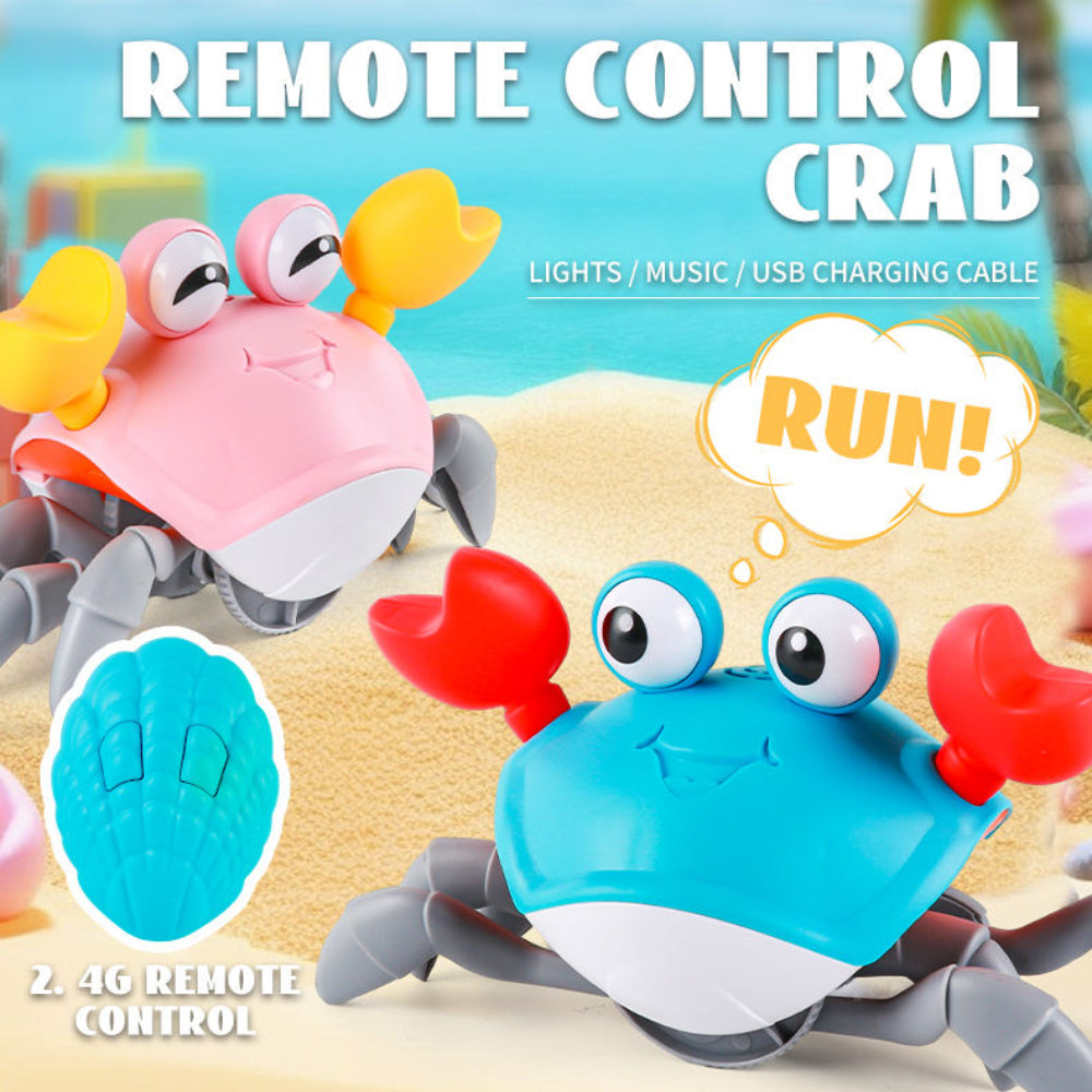 Remote Control Crawling Crab – Light, Music – Ozi Puzi