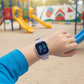 Sports Digital Wrist Watch For Kids Square Purple