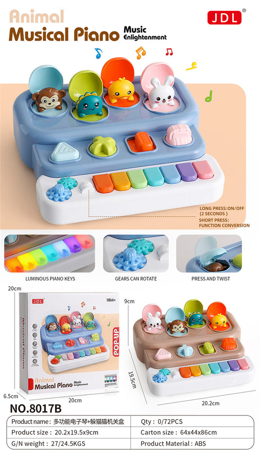 Animal Musical Piano - Pop-Up Toy 🎹