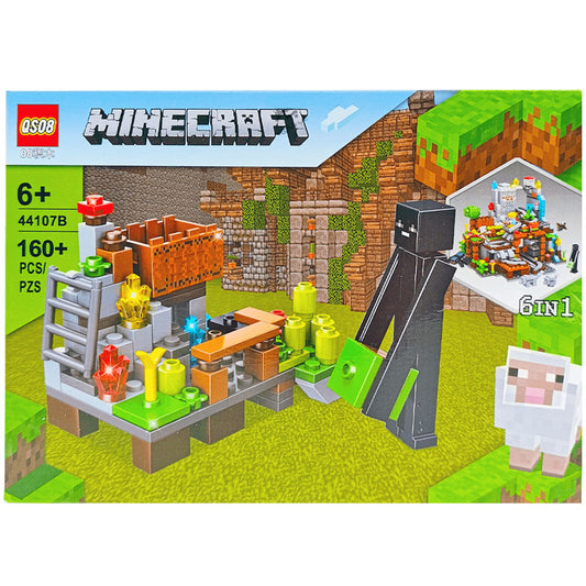 Minecraft 160+ Pcs Lego Construction Blocks Giant Stick man