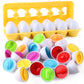 Matching Eggs – Cognitive Shape & Color Pairing Toy