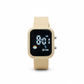 Sports Digital Wrist Watch For Kids Square Cream