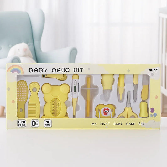 Baby Care Kit – 13 Pcs (Yellow)