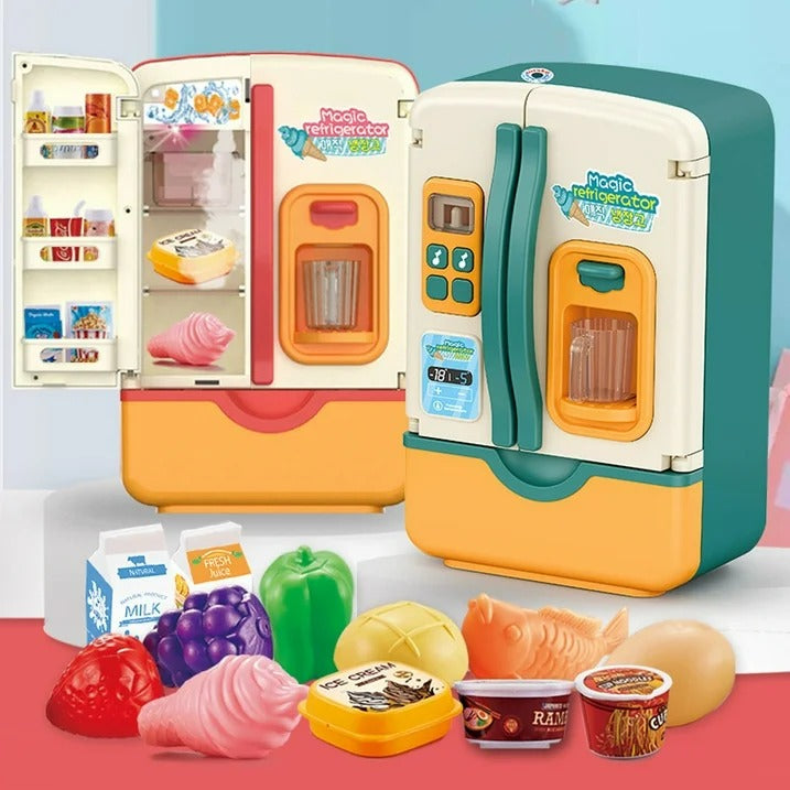 Multi-functional Pretend Fridge With Spray