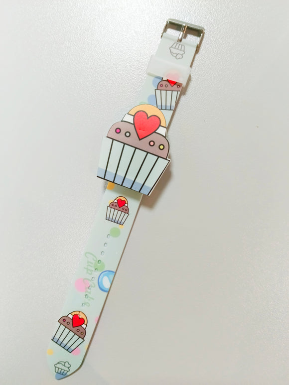 ELEGANT WRIST WATCH FOR KIDS Icecream green
