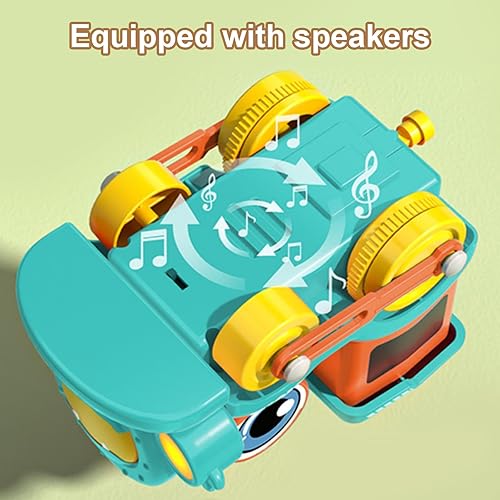 Electric train set, floating train toy with music, lights and tracks,