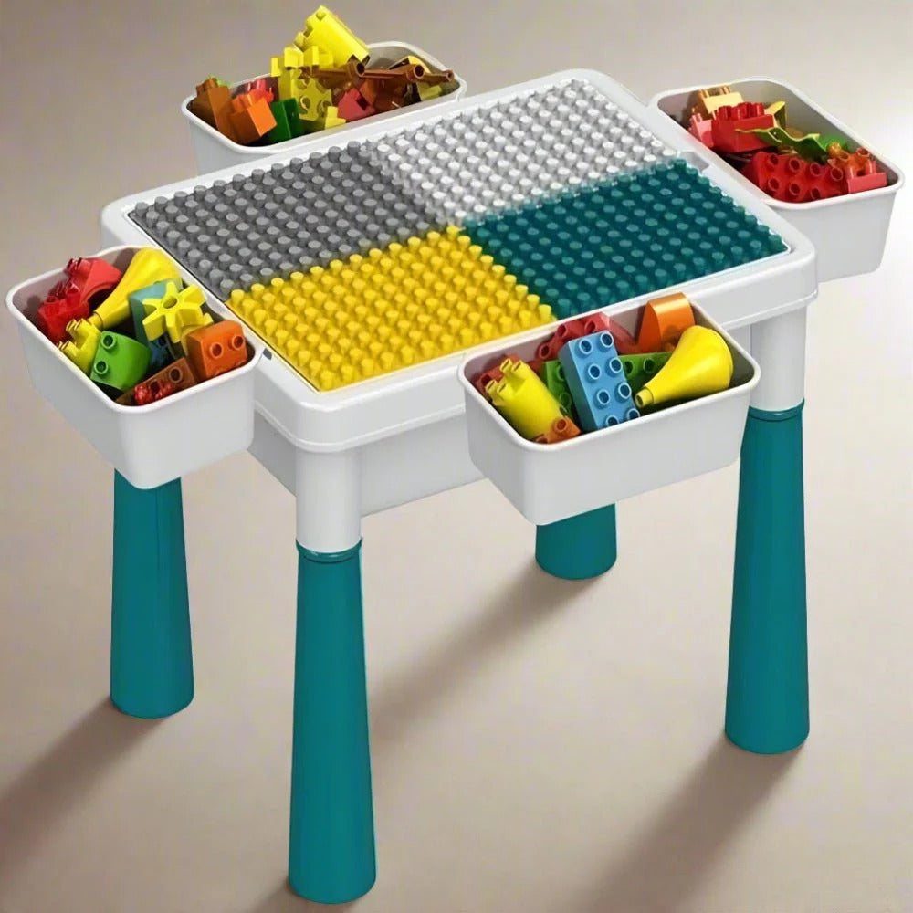 🧱 Blocks Creative Table – 72PCS DIY Learning Table