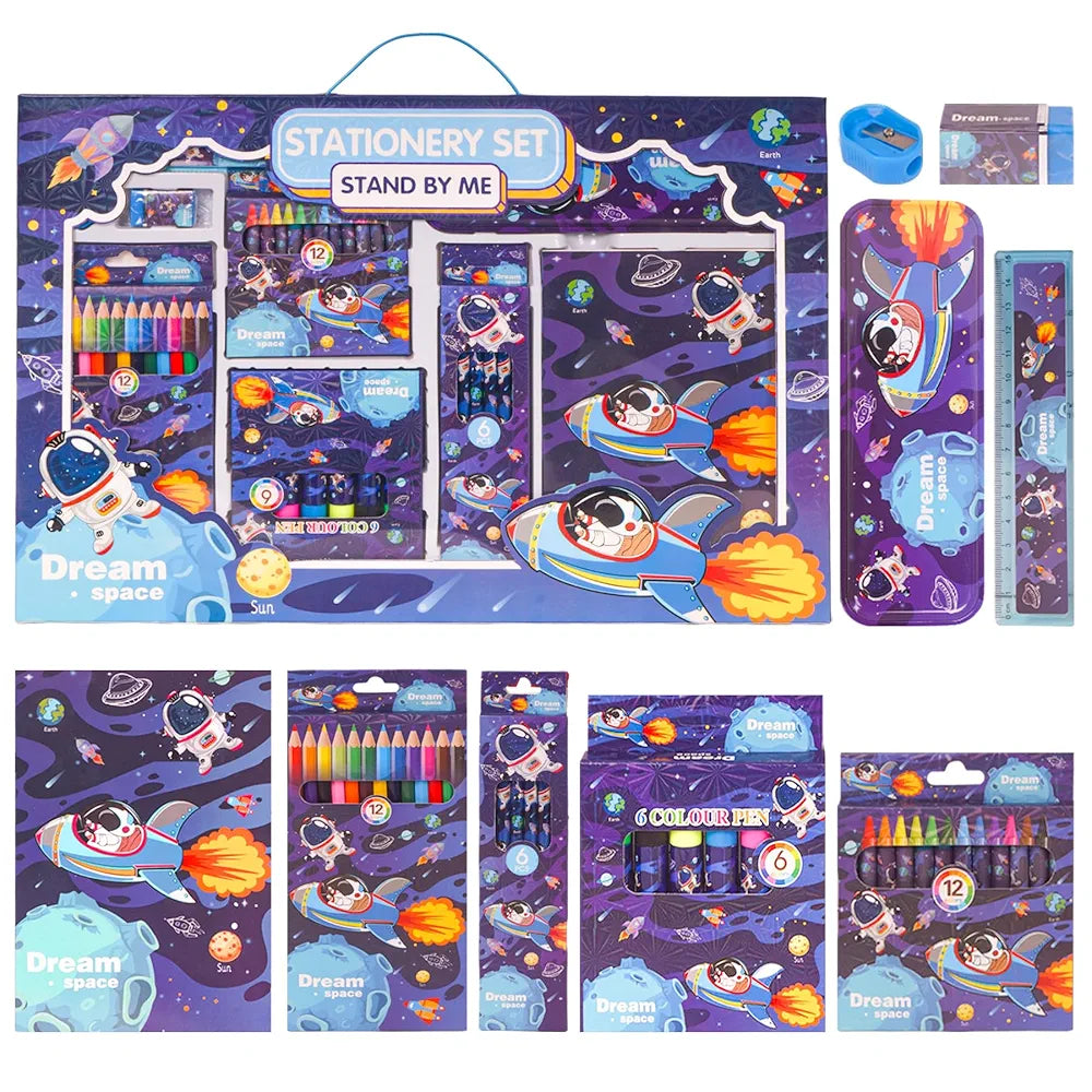 Space Theme Stationery Kit – 41 Pcs 🚀✨