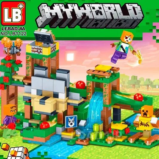 435Pcs DIY Minecraft Wolf Labyrinth Building Blocks