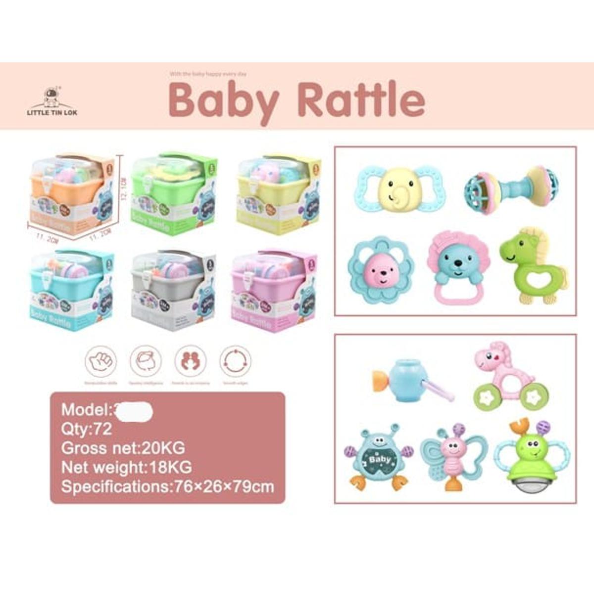 Baby Rattle Set 5 pcs