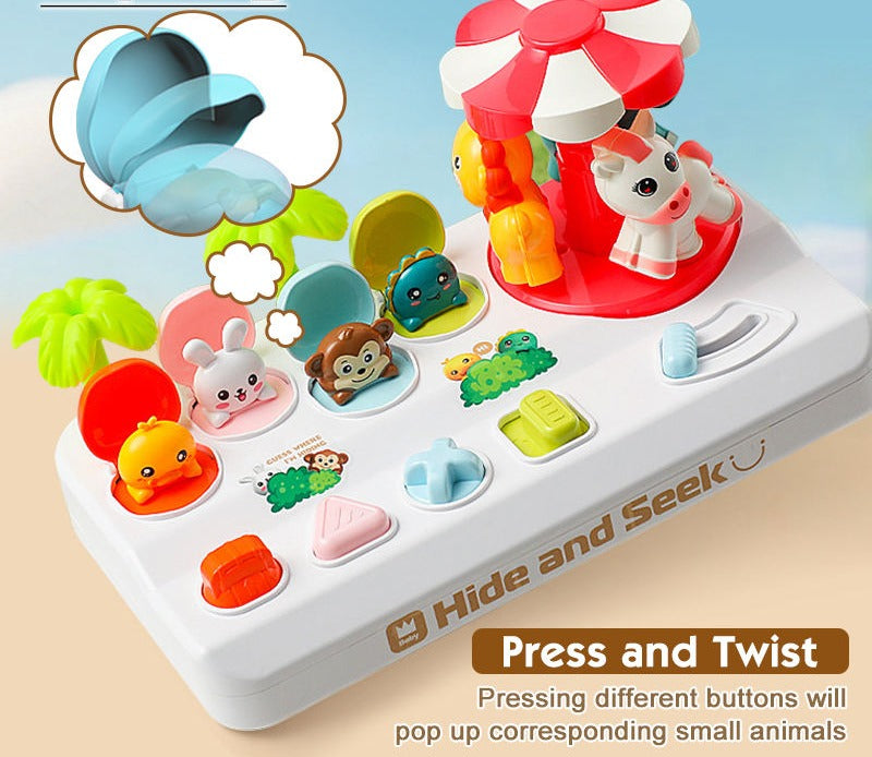 Animal Hide & Seek Montessori Learning Toy