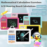 Teddy-Themed LCD Writing Tablet & Learning Calculator