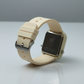 Sports Digital Wrist Watch For Kids Square Cream