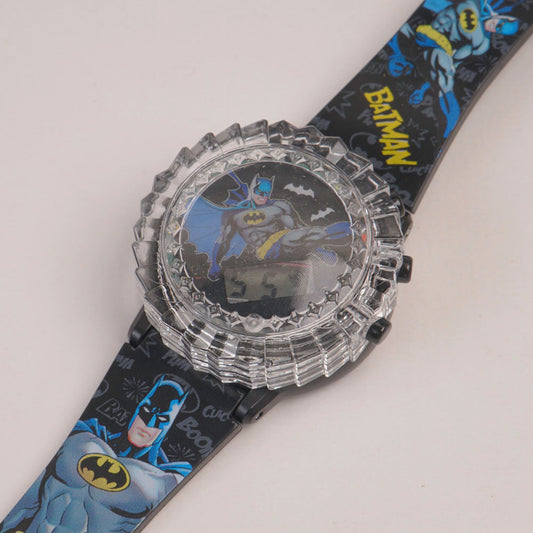 Kids Character Spinner Digital Watch Black