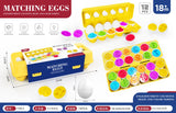 Matching Eggs – Cognitive Shape & Color Pairing Toy