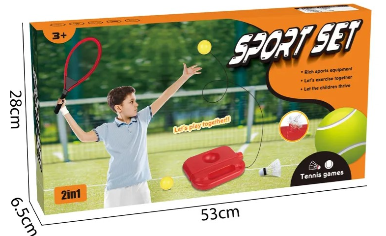 Kids 3-in-1 Sports Set (Tennis Games)
