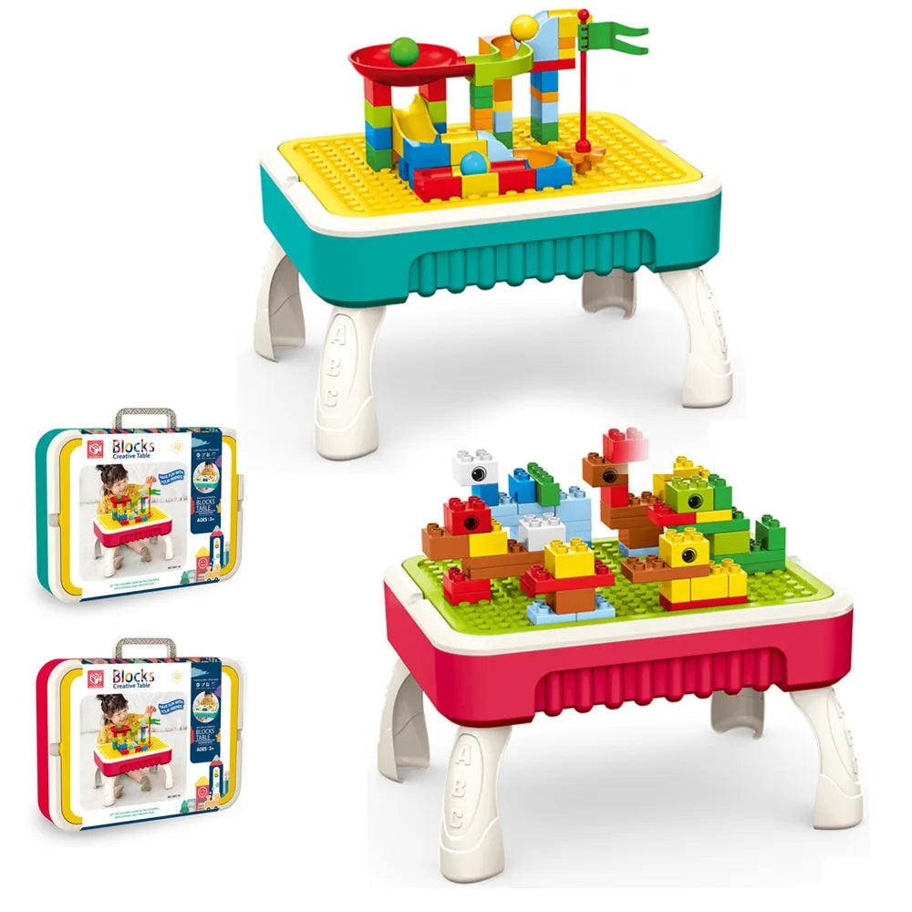 🧱 Blocks Creative Table – 50 PCS DIY Learning Table