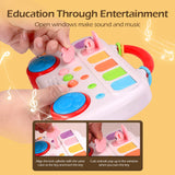 Training Press Pull Click Animal Car Button Educational Toys For Infant