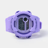 Piaoma Sports Digital Wrist Watch For Kids Purple Water Proof