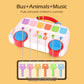 Training Press Pull Click Animal Car Button Educational Toys For Infant