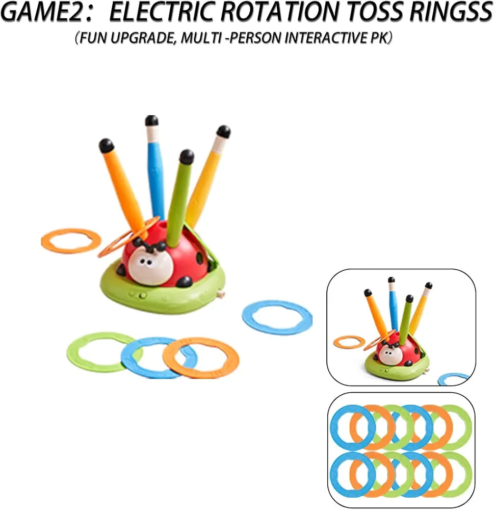 3 in 1 Exercise Ladybug Jump & Spin Game –