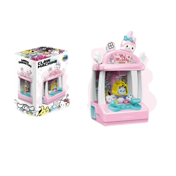 Claw Machine Arcade Toy – Mini Sanrio Character Catcher Game (Light not Included)