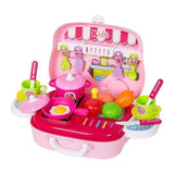 COOK KITCHEN PINK LITTLE CHEF SET
