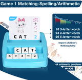 Educational Game -2in1, Matching Letters and Arithmetic,