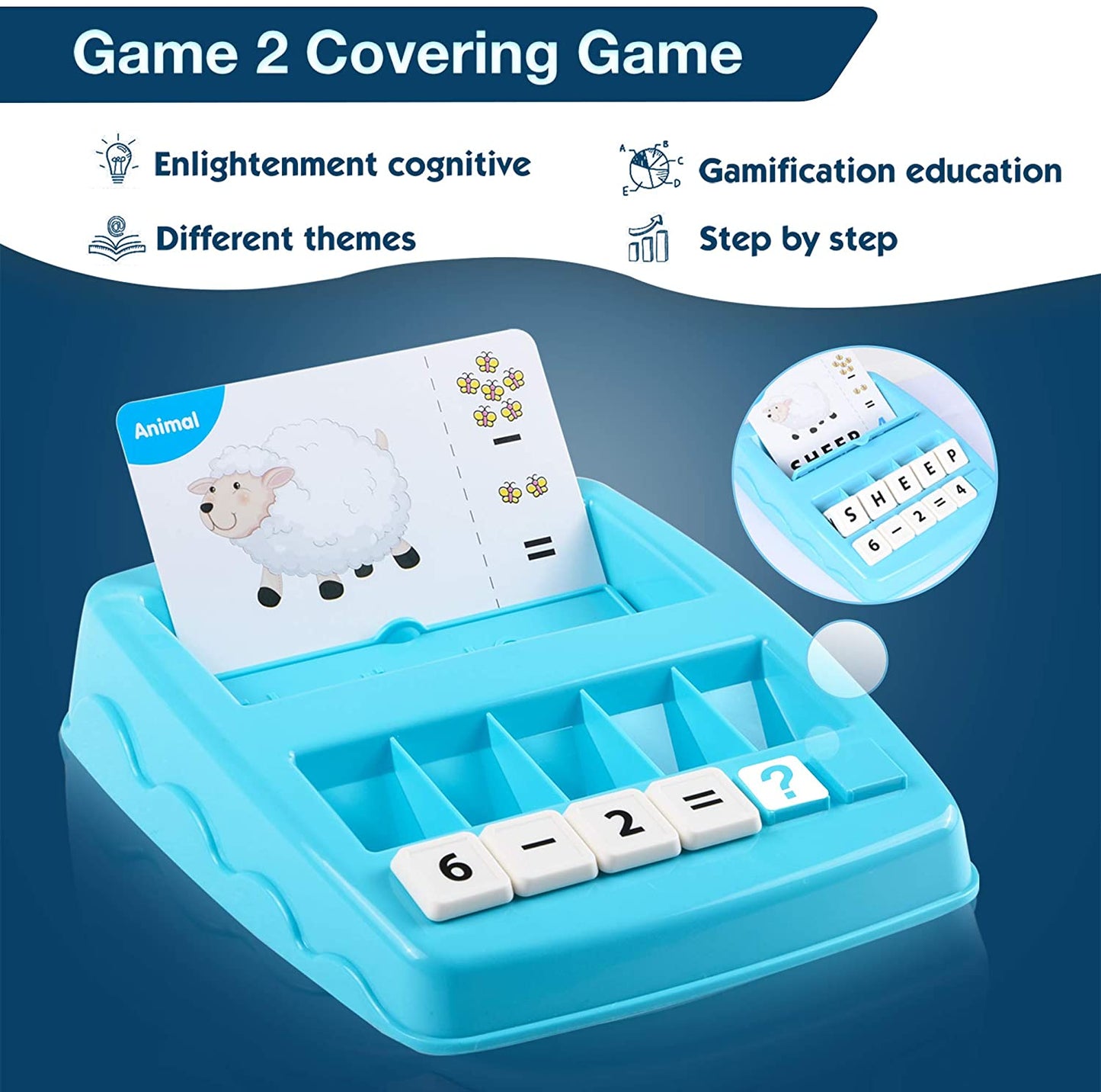 Educational Game -2in1, Matching Letters and Arithmetic,